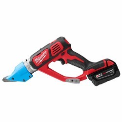 Milwaukee® 2636-22 Double Cut Shear Kit, Kit, Cutting Capacity: 14 to 16 ga, Lithium-Ion Battery, Yes Battery Included