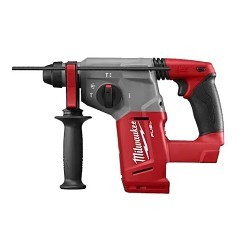 Milwaukee® 2712-20 Rotary Hammer, 1 in Chuck, SDS Plus Chuck, 18 V, 0 to 1400 rpm No-Load Speed, M18™ REDLITHIUM™ Battery, Yes Battery Included