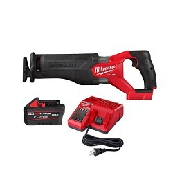 Milwaukee® 2821-21F Cordless Reciprocating Saw Kit, 1-1/4 in Stroke, 0 - 3000 spm, 18 V, 18 in Overall Length