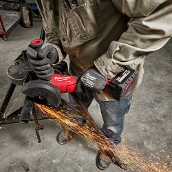 Milwaukee® 2882-20 Angle Grinder, Bare Tool, 4-1/2 or 5 in Wheel Dia, 5/8-11 UNC, 18 V, Lithium-Ion Battery, Paddle Switch