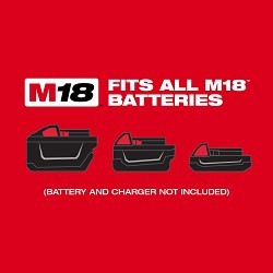 Milwaukee® M18™ FUEL™ 2888-20 Angle Cordless Variable Speed Braking Grinder, 5 in Dia Wheel, 5/8-11 UNC Arbor/Shank, 18 V, M18™ REDLITHIUM™ Lithium-Ion Battery, Paddle Switch