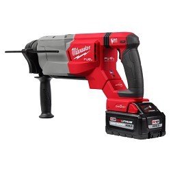 Milwaukee® 2916-22 Cordless Rotary Hammer Kit, 1-1/4 in Chuck, SDS-Plus Chuck, 18 V, 0 - 800 rpm No-Load Speed, Lithium-Ion Battery, Yes Battery Included