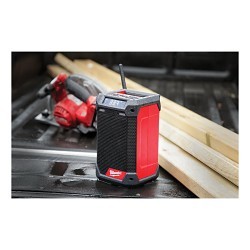 Milwaukee® 2951-20 M12™ Cordless Reconditioned Weather-Resistant Jobsite Radio, 12 V, M12™ CP 2.0 Battery