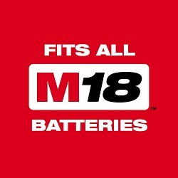 Milwaukee® 2962P-22R M18 Mid-Torque Wrench, 1/2 in Drive 4-Mode Drive, 250 ft-lb Torque Rating, 18 V, 6 in OAL