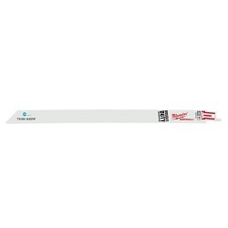 Milwaukee® 48-00-4189 Reciprocating Saw Blade, 12 in Length, 0.7 in Width, 18, Bi-Metal Body, Universal Tang