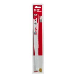Milwaukee® 48-00-5016 Reciprocating Saw Blade, 9 in Length, 3/4 in Width, 6, Bi-Metal Body, Universal Tang