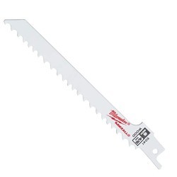 Milwaukee® 48-00-5041 Reciprocating Saw Blade, 6 in Length, 3/4 in Width, 4/6, Bi-Metal Body