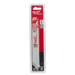 Milwaukee® 48-00-5182 Reciprocating Saw Blade, 6 in Length, 3/4 in Width, 14, Bi-Metal Body