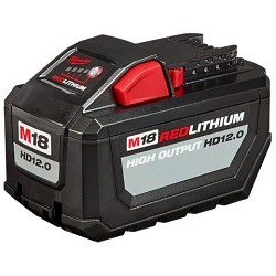 Milwaukee® 48-11-1812 Battery Pack, Lithium-Ion Chemical System, 18 V Nominal, 12 Ah Nominal