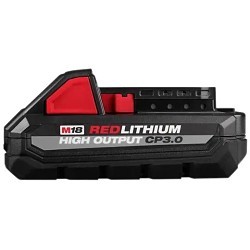 Milwaukee® 48-11-1837 Battery Pack, Lithium-Ion Chemical System, 18 V Nominal, 3 Ah Nominal