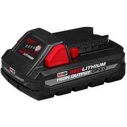 Milwaukee® 48-11-1837 Battery Pack, Lithium-Ion Chemical System, 18 V Nominal, 3 Ah Nominal