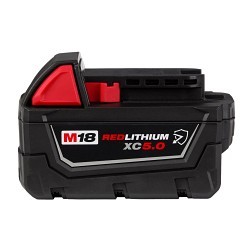 Milwaukee® 48-11-1850R Resistant Battery, 18 V Nominal, 5 Ah Nominal Capacity