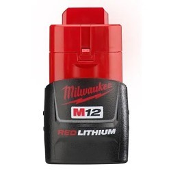 Milwaukee® 48-11-2401 Battery Pack, Lithium-Ion Chemical System, 12 V Nominal, 1.5 Ah Nominal