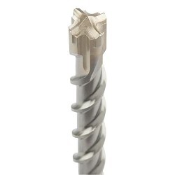 Milwaukee® 48-20-7210 Rotary Hammer Drill Bit, 13/32 in Shank, SDS Plus Shank, 6 in Cutting Depth, Carbide Tipped Cutting Edge, 8 in Overall Length