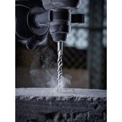 Milwaukee® 48-20-7414 Rotary Hammer Drill Bit, 3/16 in, SDS Plus Shank, 10 in Cutting Depth, Carbide Tipped Cutting Edge, 12 in Overall Length