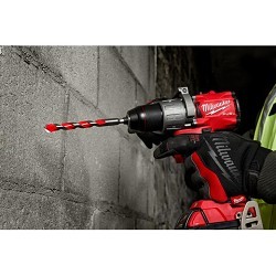 Milwaukee® 48-20-9005 Hammer Drill Bit, 3/16 in Drill Bit, 1/4 in Shank, 2 in Cutting Depth, Carbide Cutting Edge, 4 in Overall Length