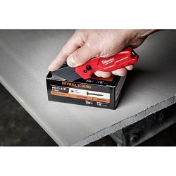 Milwaukee® 48-22-1500 Compact Folding Utility Knife, Straight Blade, 1-1/4 in Blade Length, Steel Blade, Pocket Clip Included: Yes