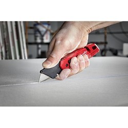 Milwaukee® 48-22-1504 Folding Utility Knife, Straight Blade, 1-1/4 in Blade Length, Steel Blade, Pocket Clip Included: Yes