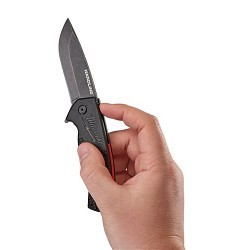 Milwaukee® 48-22-1994 Pocket Knife, Smooth Blade, 3 in Blade Length, D2 Steel Blade