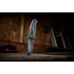 Milwaukee® 48-22-1994 Pocket Knife, Smooth Blade, 3 in Blade Length, D2 Steel Blade