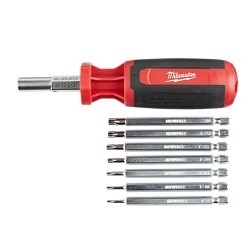 Milwaukee® 48-22-2133 9-in-1 Multi-Bit Driver, 10 Piece