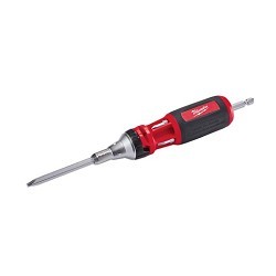 Milwaukee® 48-22-2301 Ratcheting 10-in-1 Multi-Bit Screwdriver, Ratcheting, 11 Piece, Up to 10 ga Screwdriver Size