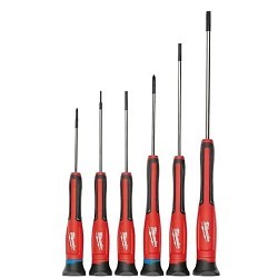 Milwaukee® 48-22-2606 Screwdriver Set, 6 Piece, Screwdriver Types Included: Yes