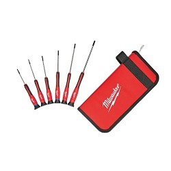 Milwaukee® 48-22-2606 Screwdriver Set, 6 Piece, Screwdriver Types Included: Yes