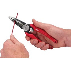 Milwaukee® 48-22-3079 6-in-1 Plier, 7-3/4 in Overall Length, For Max Wire Thickness: 8-18, 10-20 AWG