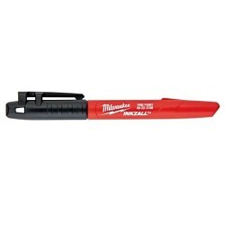 Milwaukee® 48-22-3100 Marker, 5-1/4 in Tip, Fine Point Tip, Acrylic Tip, Black