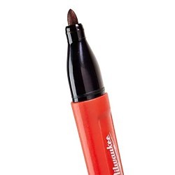 Milwaukee® 48-22-3102 Marker, Medium Point Tip, Acrylic Tip, Black