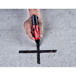 Milwaukee® 48-22-3265, Black Marker, Chisel Tip