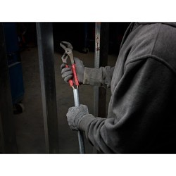 Milwaukee® 48-22-6312 Plier, 2-1/4 in Nominal Capacity, Straight Jaw, 1.42 in L Jaw, Alloy Steel Jaw, No Insulated Grip, 12 in Overall Length, No Non-Sparking