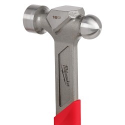 Milwaukee® 48-22-9130 Ball Peen Hammer, 16 oz Head, Steel Head, Steel Handle