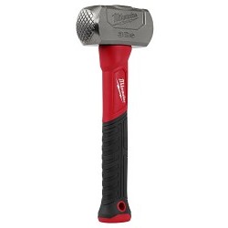 Milwaukee® 48-22-9310 Drilling Hammer, 11 in Overall Length, 3 lb Head, Forged Steel Head, Fiberglass Handle