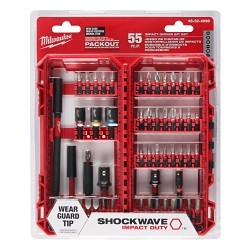 Milwaukee® 48-32-4010 Driver Bit Set, 54 Piece, Alloy Steel