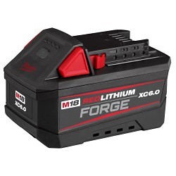 Milwaukee® 48-59-1861 M18 Forge XC 6.0 & Dual Super Charger Starter Kit, Lithium-Ion Battery, 60 min Charging, 1 Batteries