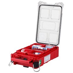 Milwaukee® 48-73-8435C First Aid Kit, 76 Components, 4.6 in Height, 9.8 in Width, 15.2 in Depth, People Served: 30