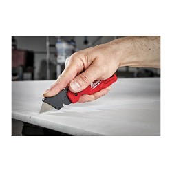 Milwaukee® FASTBACK™ 48-22-1501 Folding Utility Knife, Steel Blade, 1 Blades Included, 6.87 in OAL