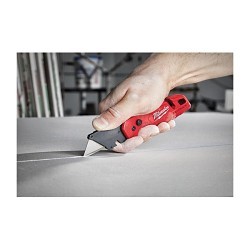 Milwaukee® FASTBACK™ 48-22-1501 Folding Utility Knife, Steel Blade, 1 Blades Included, 6.87 in OAL