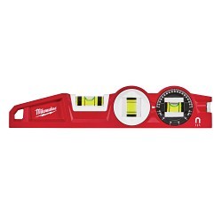 Milwaukee® 48-22-5210 Torpedo Level, 10 in L, 3 Vials, Plastic, 0.0005 in/in Accuracy