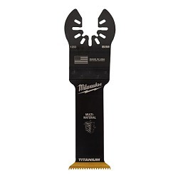 Milwaukee® 49-25-1203 OPEN-LOK™ 1-Piece Bi-Metal Blade, For Use With Oscillating Multi-Tool, 1-1/4 in Cutting Width, 1-5/8 in Max Plunge Cut Depth, 20 Teeth, 18 Teeth per inch