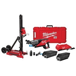 Milwaukee® MX FUEL™ MXF301-2CXS Handheld Core Drill Kit With Stand, 1-1/4 to 7 in Chuck, 790/1550 rpm No-Load, MX FUEL™ REDLITHIUM™ Lithium-Ion Battery