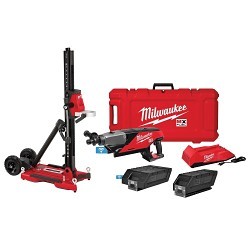 Milwaukee® MX FUEL™ MXF301-2CXS Handheld Core Drill Kit With Stand, 1-1/4 to 7 in Chuck, 790/1550 rpm No-Load, MX FUEL™ REDLITHIUM™ Lithium-Ion Battery