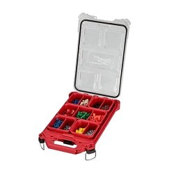 Milwaukee® 48-22-843 Tool Organizer, Compact Low Profile, 2.52 in Overall Height, 9.76 in Overall Width, 16.38 in Overall Depth, Polymer, Red