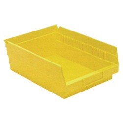 Myers Industries Akro-Mils® SD5030150Y Shelf Bin, 11-5/8 in Outside Length, 8-3/8 in Outside Width, 4 in Outside Height, Yellow