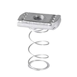 Nichols Manufacturing N225S6 Spring Nut, SAE, 1/2-13 in, Stainless Steel