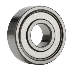NTN 6200ZZ Deep Groove Ball Bearing, 0.3937 in Bore Dia, 1.1811 in Outside Dia, 1 Rows, 0.3543 in Width, 535 lbf Static, 1270 lbf Dynamic