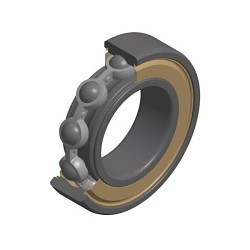 NTN 6200ZZ Deep Groove Ball Bearing, 0.3937 in Bore Dia, 1.1811 in Outside Dia, 1 Rows, 0.3543 in Width, 535 lbf Static, 1270 lbf Dynamic