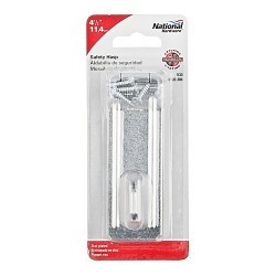 National Hardware® 7153984 Safety Hasp, 4-1/2 in Length, 1-1/2 in Width, Steel